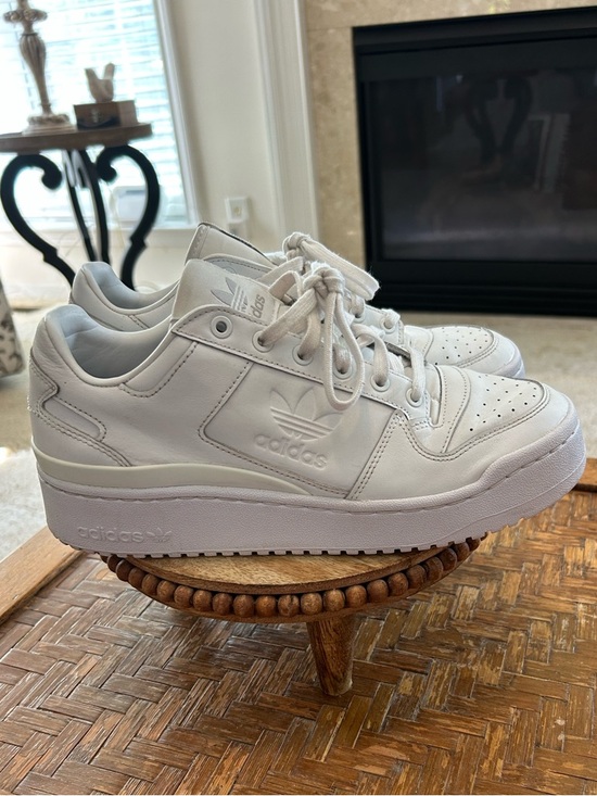 adidas Shoes - Adidas Originals Forum Bold White Platform Sneakers